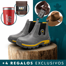 Kit de Bota Masculina Adventure de Cuero Legítimo y Suela Antideslizante +4 REGALOS: Billetera, Sombrero, Cinturón y Vaso Térmico