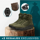 Bota Masculina Titan Ortopédica Impermeable y con Suela Antideslizante + 3 regalos: Reloj, Cinturón y Billetera