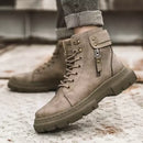 Botas Tacticas Piel Hombre Casual Plataformas Moda Dghaei