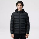 Campera Invierno Con Capucha Inflada Abrigo Hombre - Njt